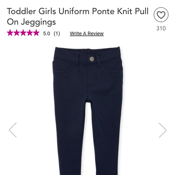 navy blue uniform jeggings